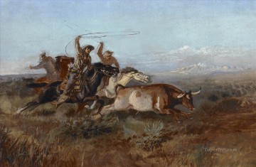 アメリカインディアン Painting - ラッセル・チャールズ・M 1864 1926 ノーブランド 1897 年頃 アメリカ西部